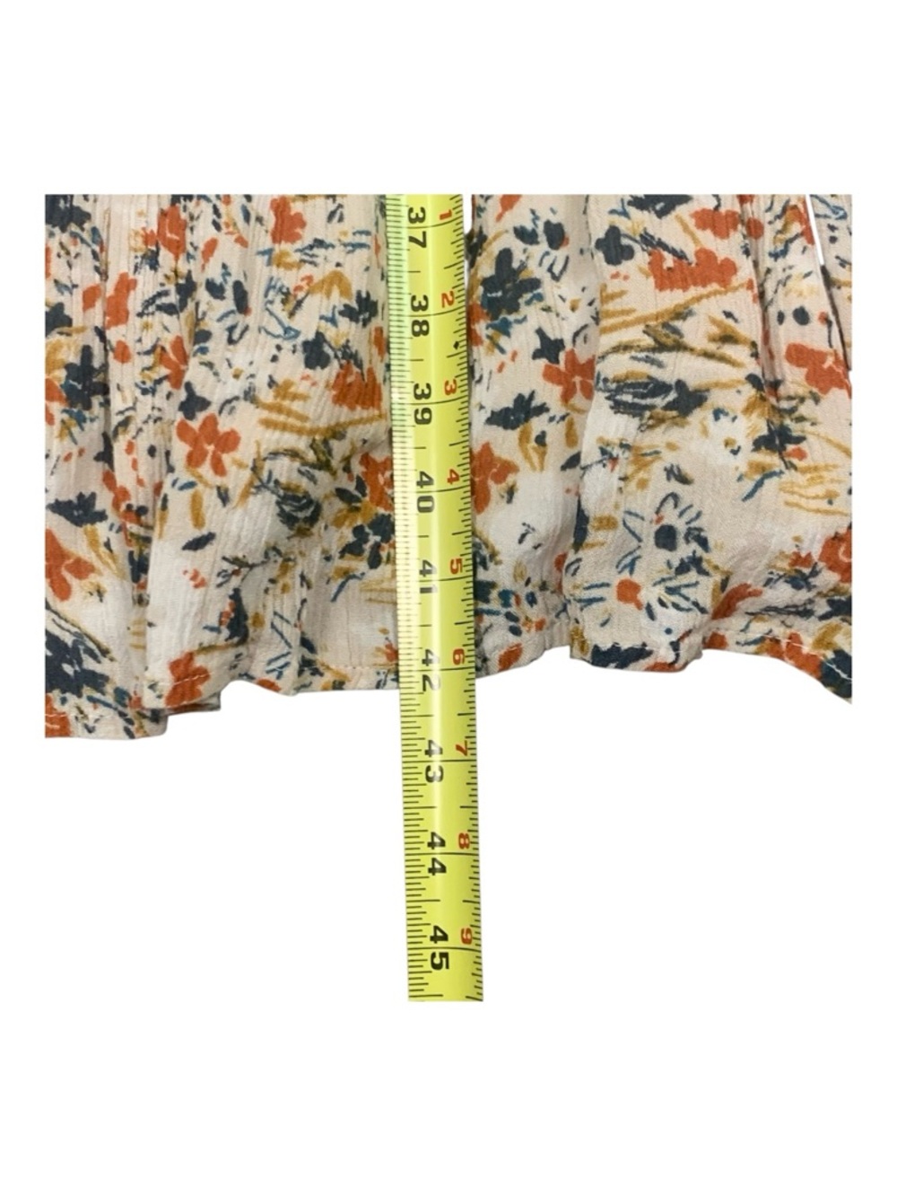 Sim & Sam Boho Cream Floral Spaghetti Strap Maxi Dress Coquette Prairie Medium - Picture 10 of 10